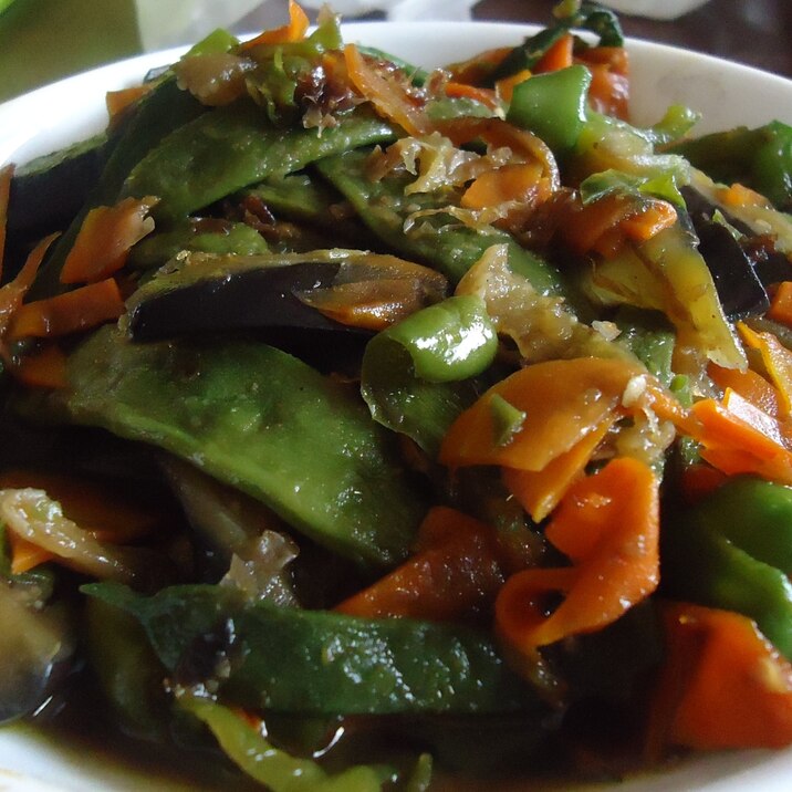 男飯　夏野菜ニラ醤油